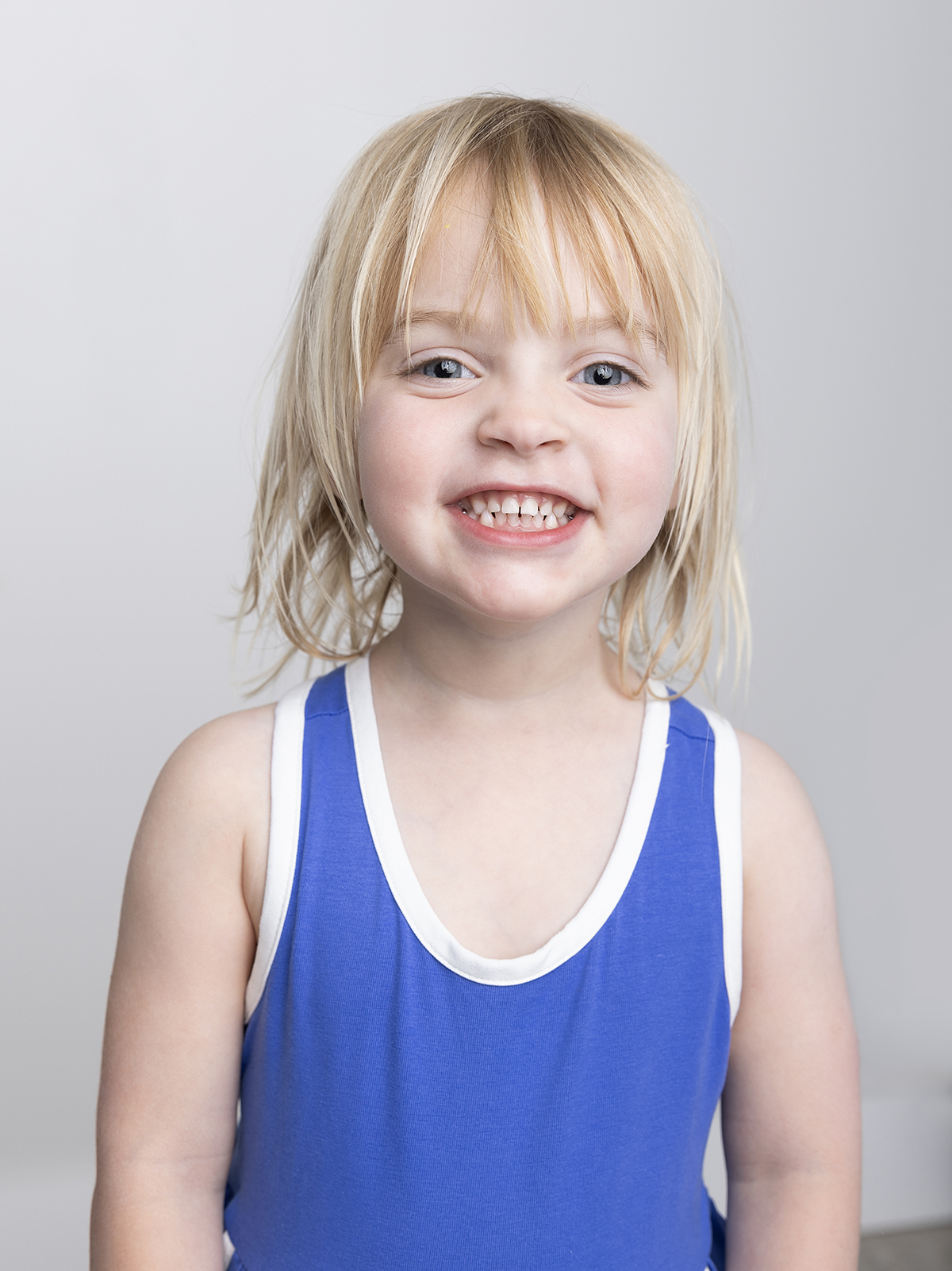 simple childrens portrait