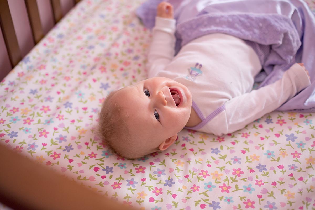 baby just woke up from a nap