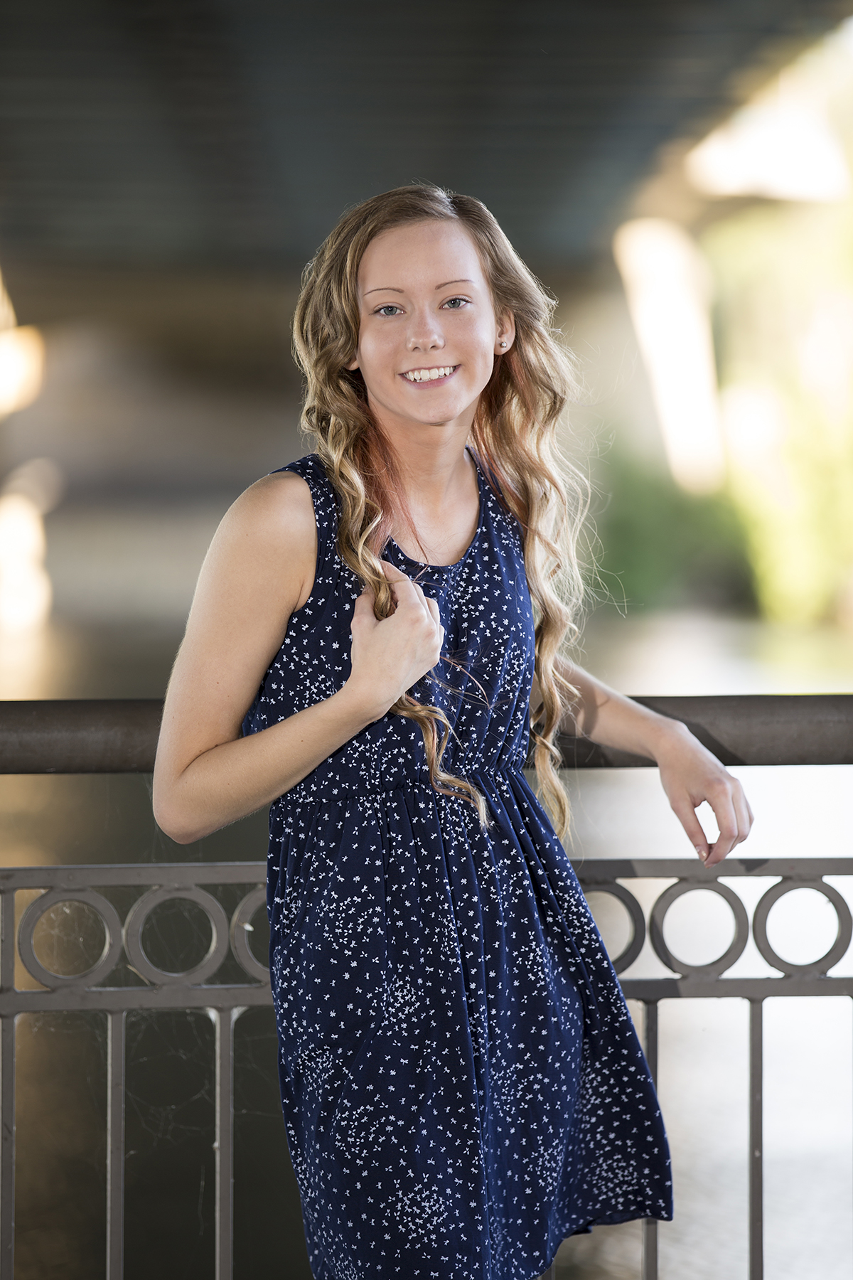Minneapolis Senior Portrait Under Bridge