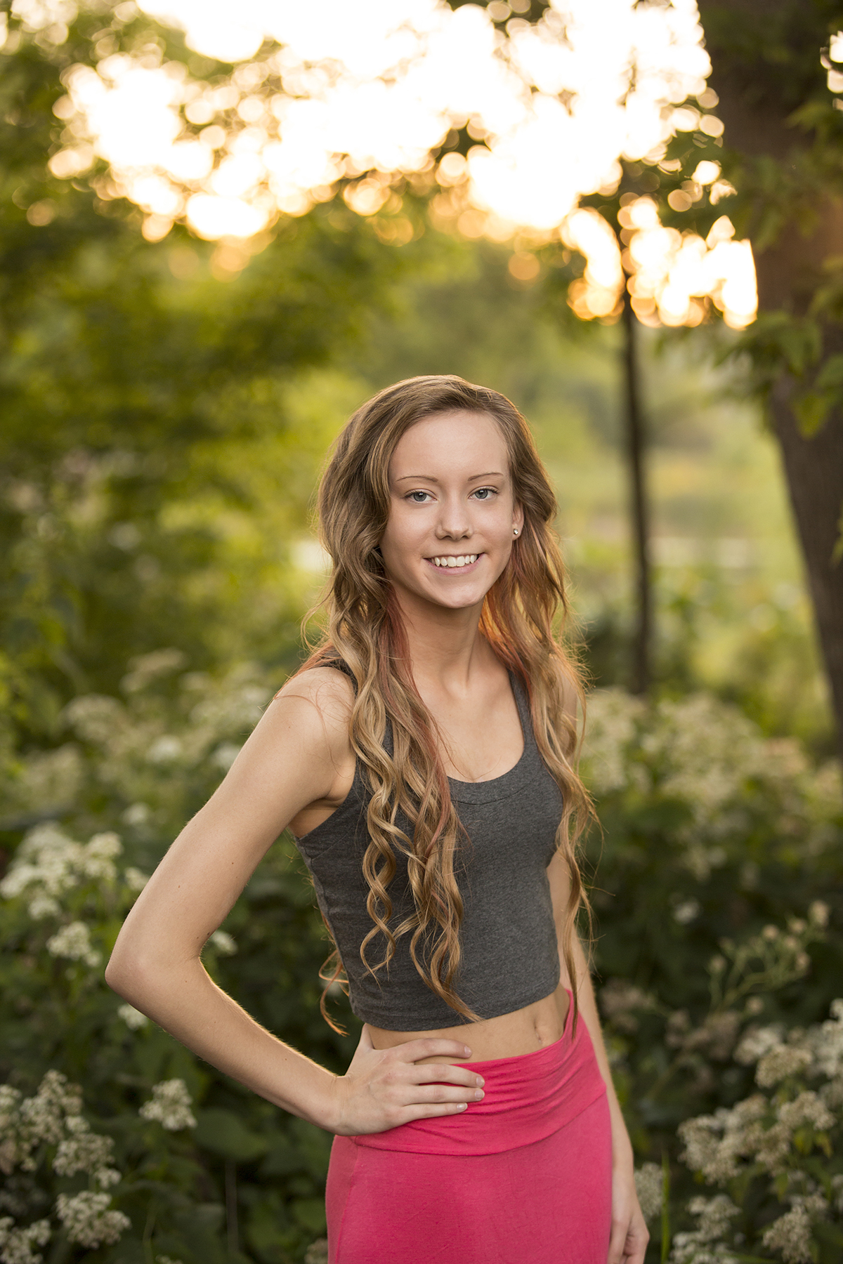 Plymouth Minnesota Park senior photo golden hour