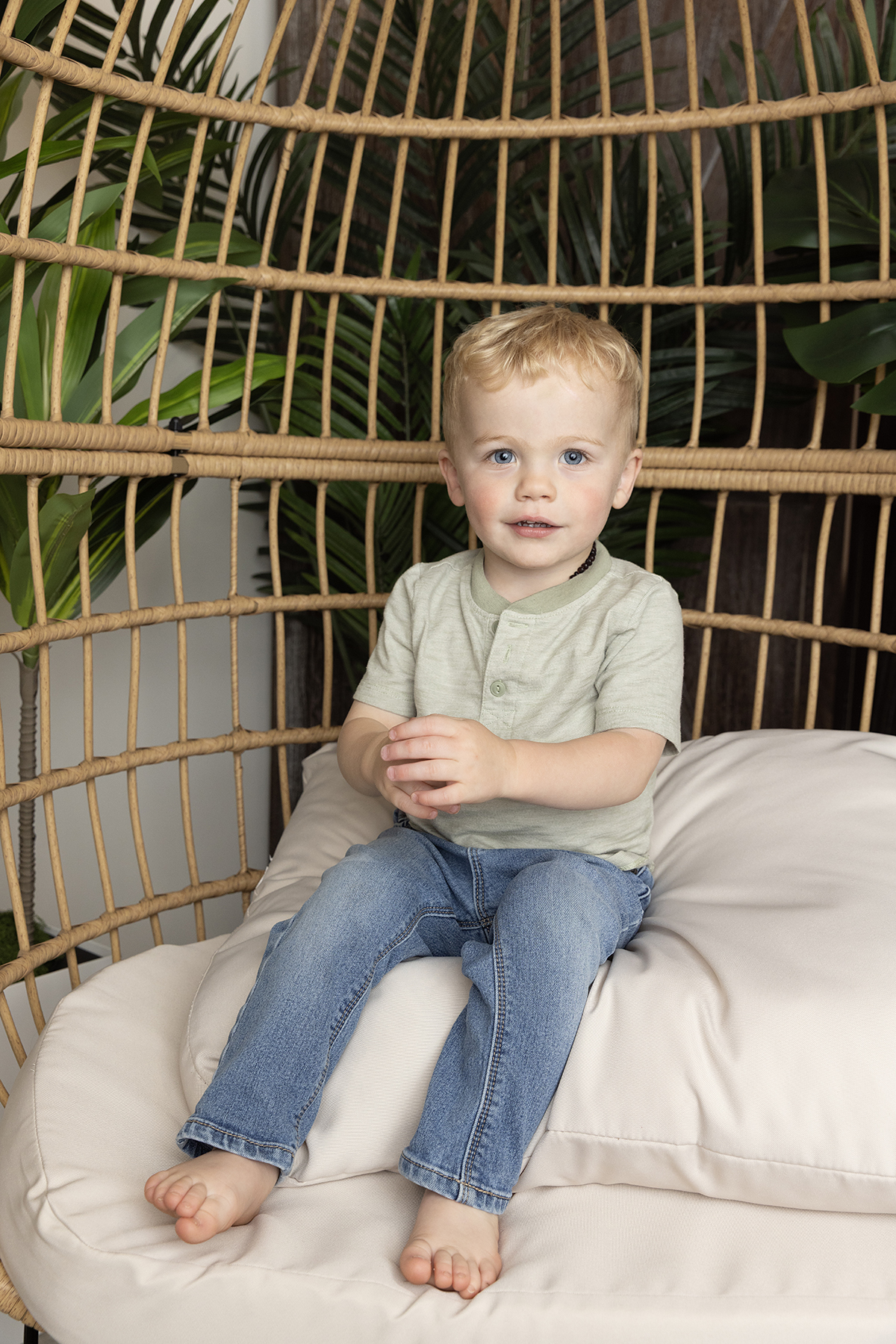 natural studio setting two year portraits plymouth minnesota