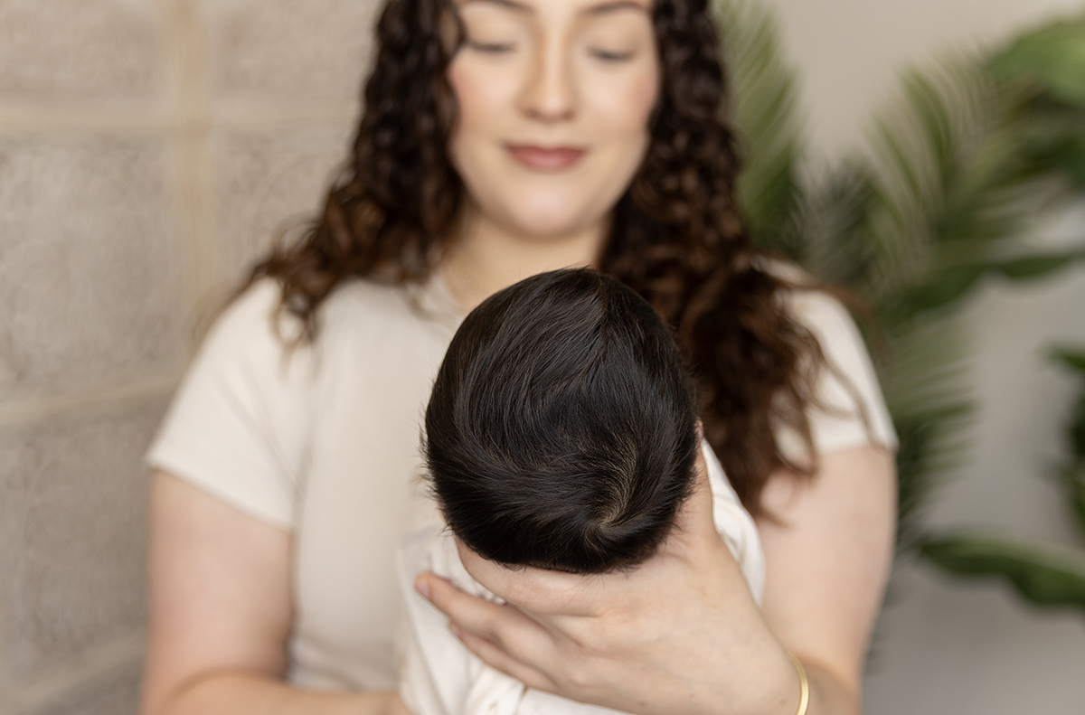 newborn details hair