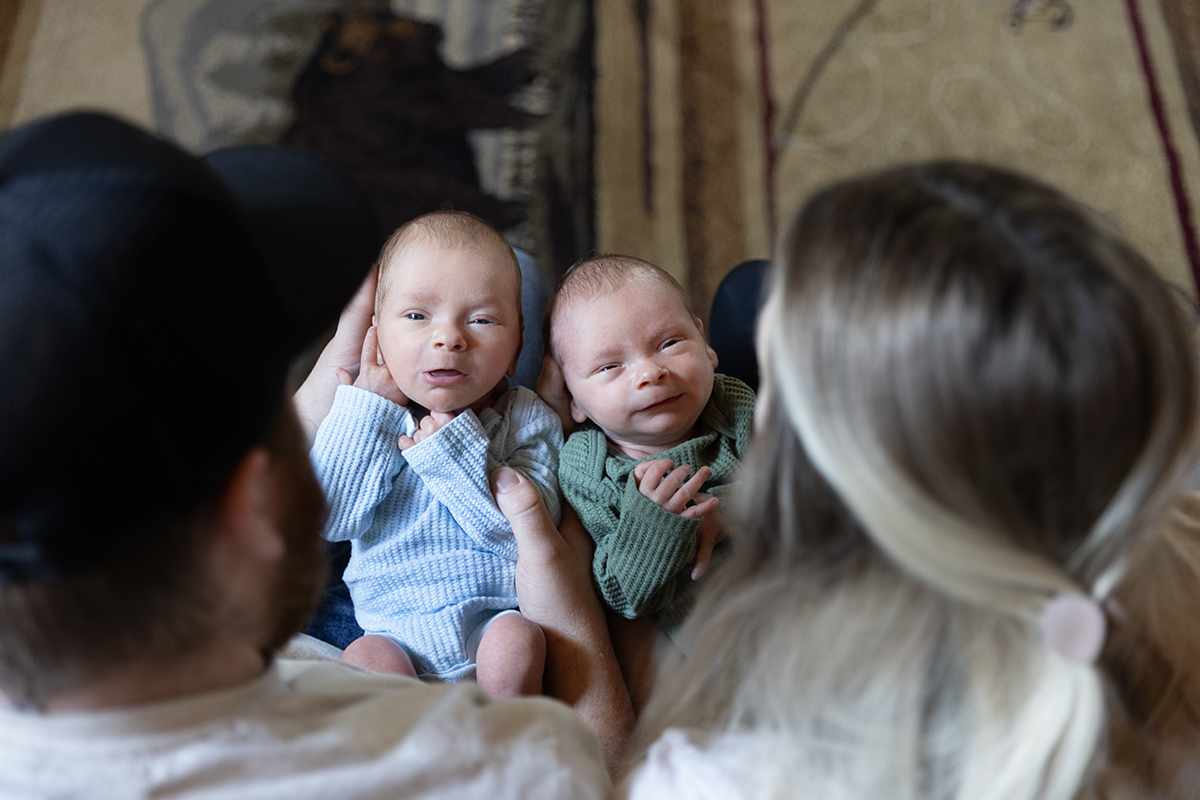 Newborn Twins Minneapolis Lifestyle Photographer