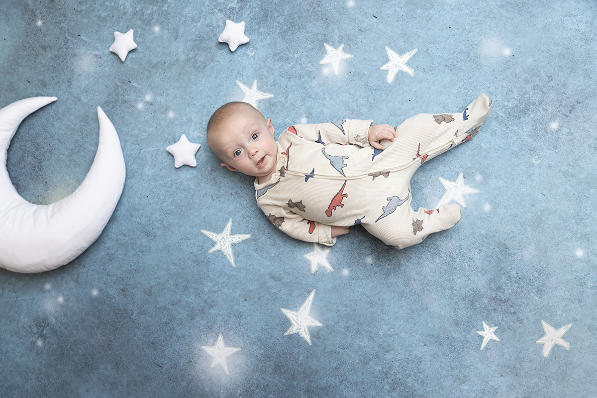 6 month session moon and stars