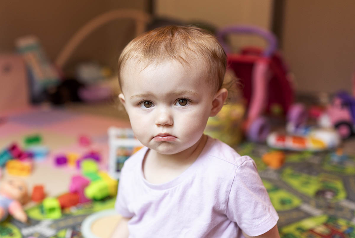 sweet toddler expression