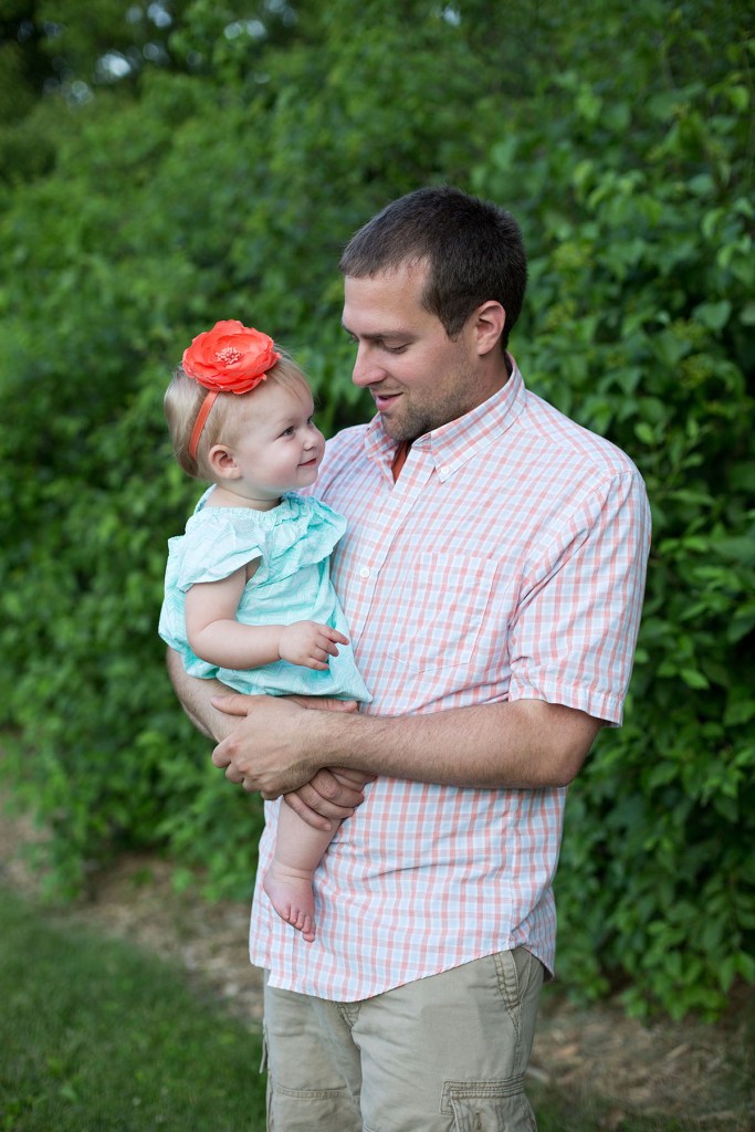 Dad and baby everyday magic moments