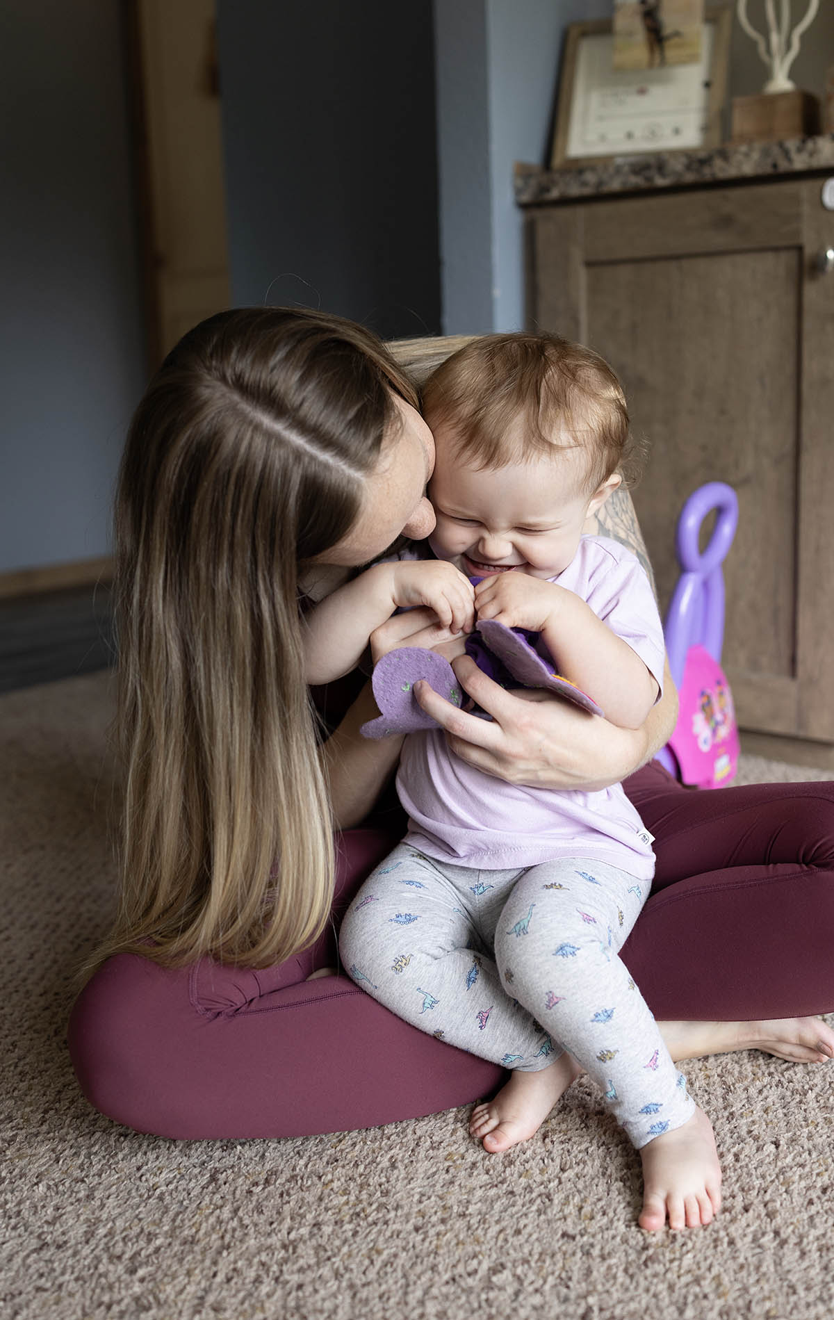 Mommy & Me tickle fight