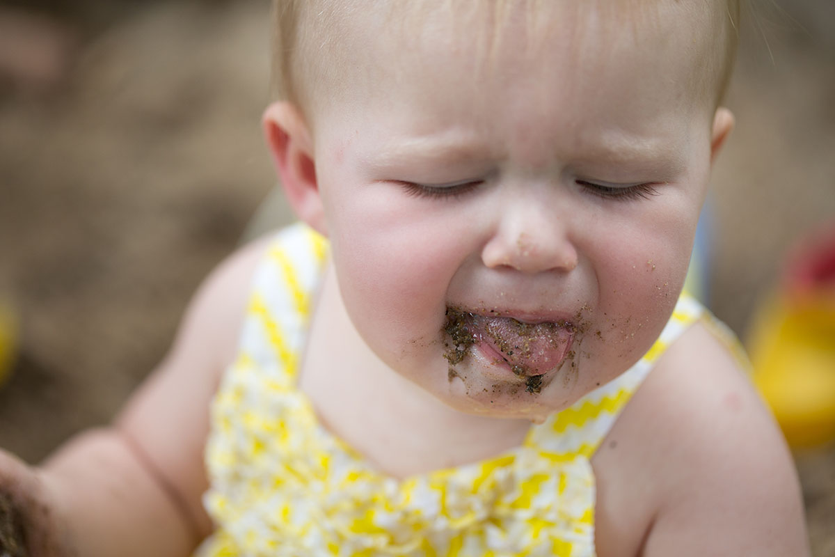 sand tastes gross
