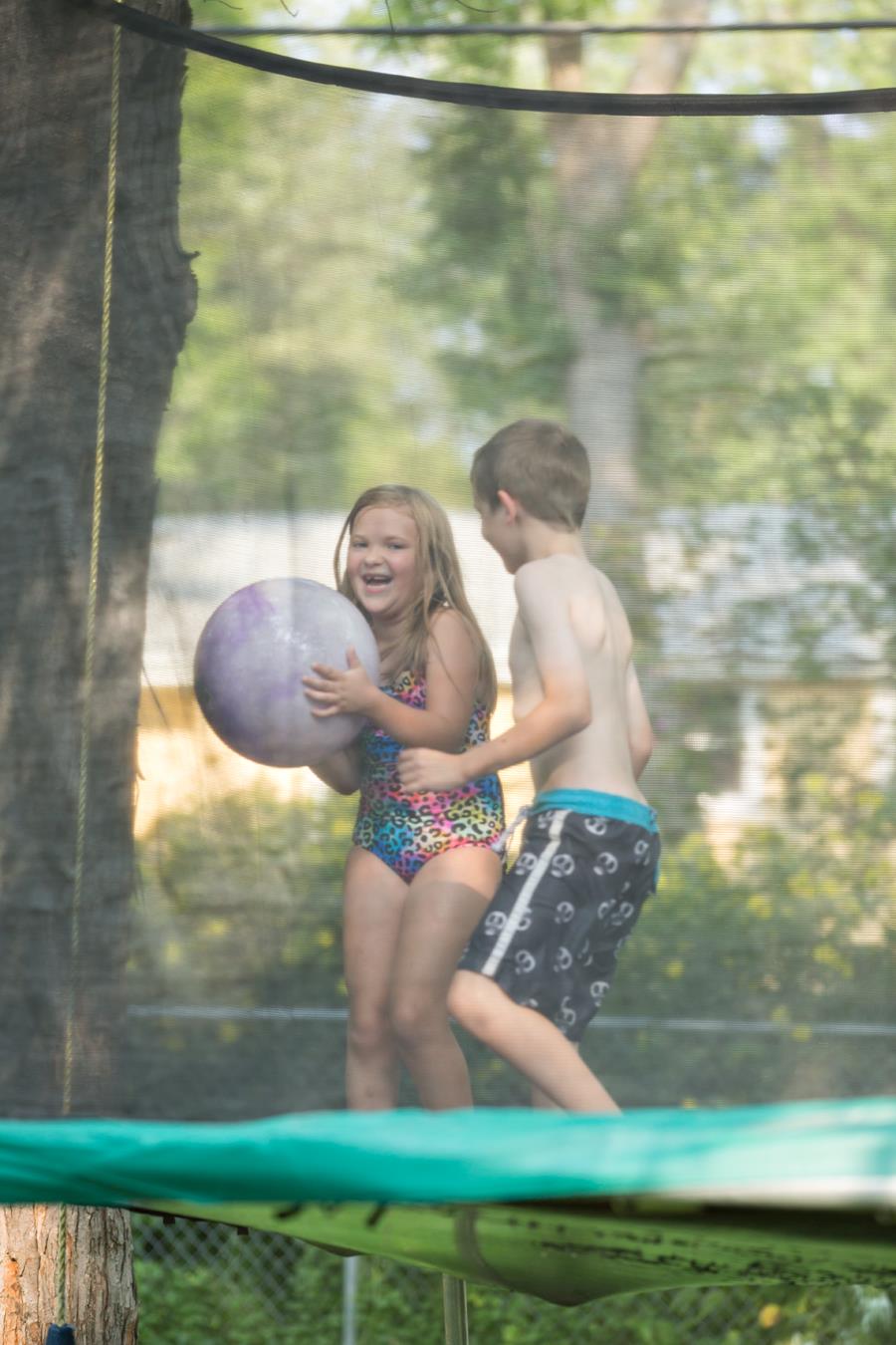 trampoline play time