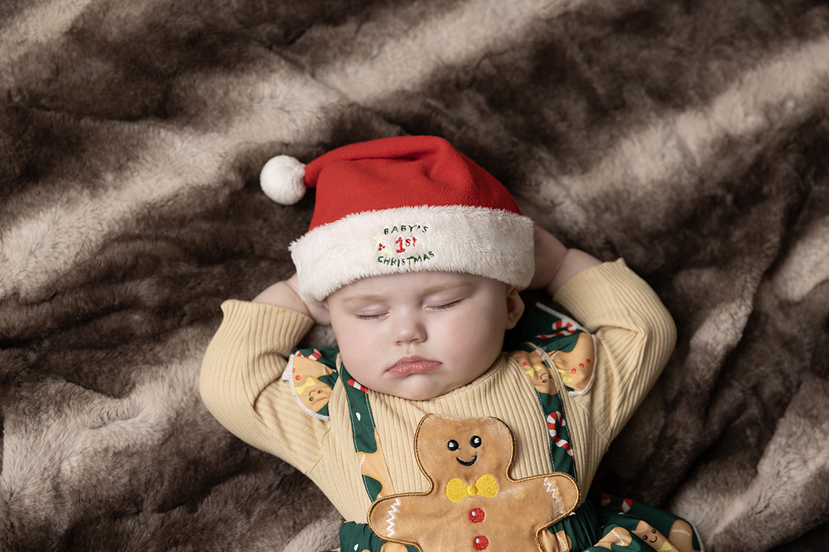 Maple Grove baby photographer first christmas